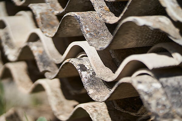 Asbestos roof tiles web