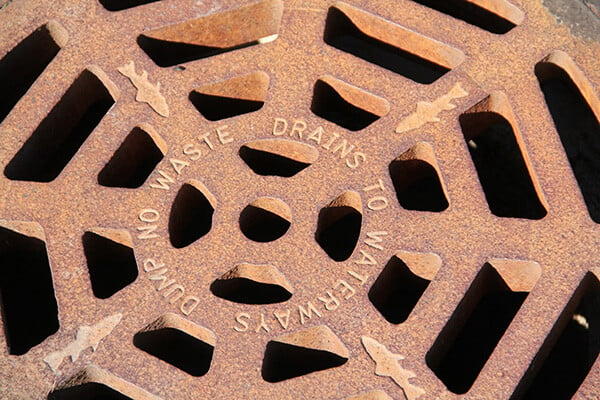 NPDES storm drain