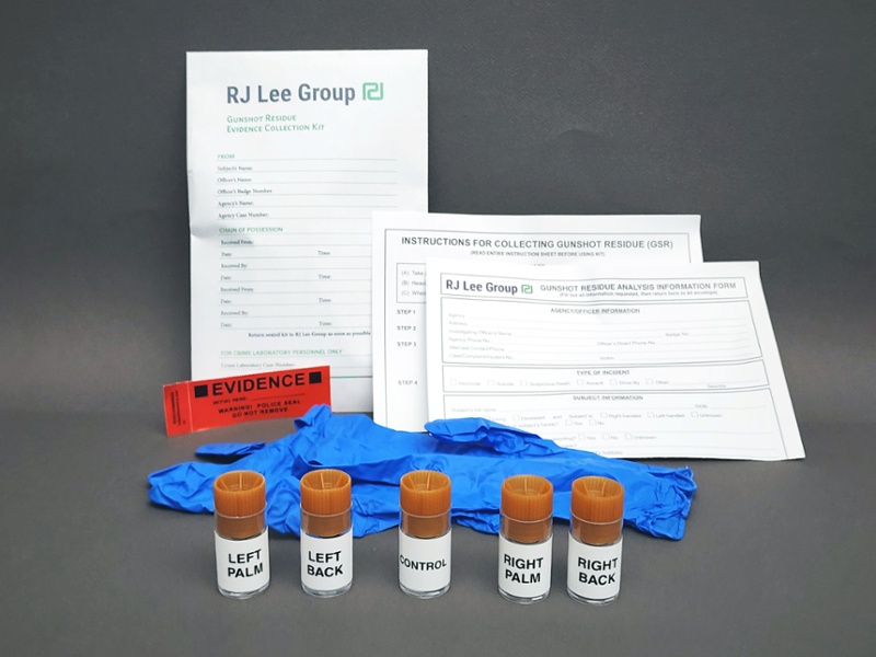 Gunshot Residue (GSR) Test Kits for Law Enforcement